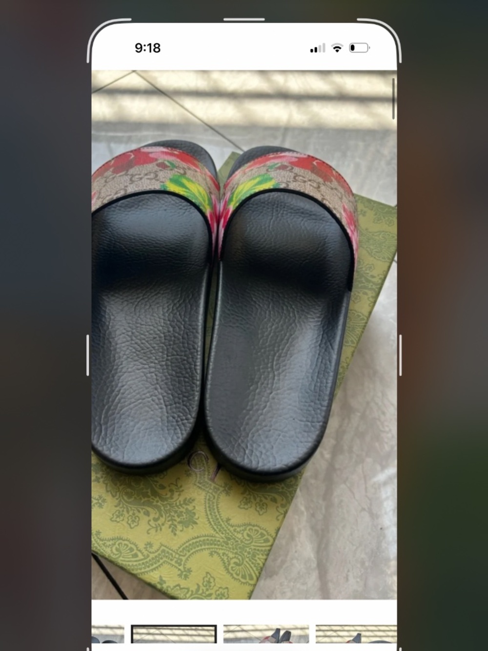 Stunning Gucci Floral Slides - Picture 2 of 8